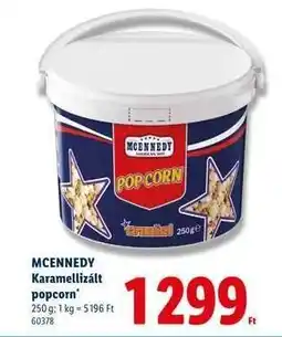 Lidl MCENNEDY Karamellizált popcorn ajánlat