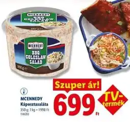 Lidl MCENNEDY Káposztasaláta ajánlat