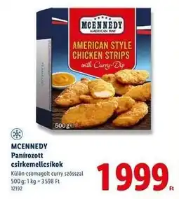 Lidl MCENNEDY Panírozott csirkemellcsíkok ajánlat