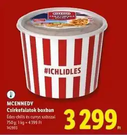 Lidl Mcennedy Csirkefalatok boxban ajánlat
