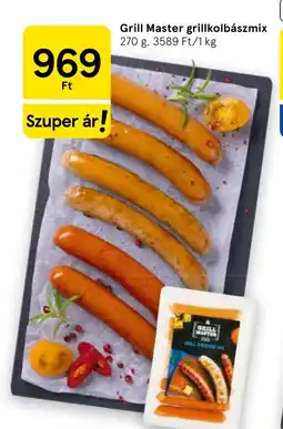 Tesco Grill Master grillkolbászmix ajánlat