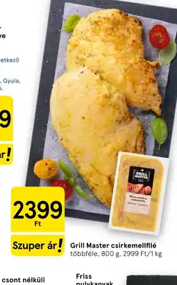 Tesco Grill Master csirkemellfilé ajánlat