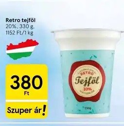 Tesco Retro tejföl ajánlat