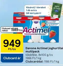Tesco Danone Actimel joghurtital multipack ajánlat