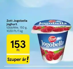 Tesco Zott Jogobella joghurt ajánlat