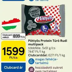 Tesco Pöttyös Protein Túró Rudi multipack ajánlat