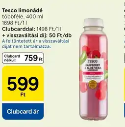 Tesco Tesco limonádé ajánlat