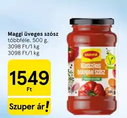 Tesco Maggi üveges szósz ajánlat