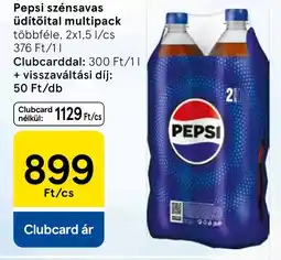 Tesco Pepsi szénsavas üdítőital multipack ajánlat