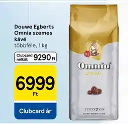 Tesco Douwe Egberts Omnia szemes kávé ajánlat