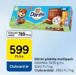 Tesco Dörmi piskóta multipack ajánlat