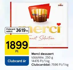 Tesco Storck Merci desszert ajánlat