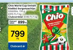 Tesco Chio World Cup limitált kiadású burgonyachips ajánlat