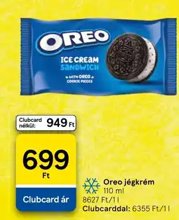 Tesco Oreo jégkrém ajánlat