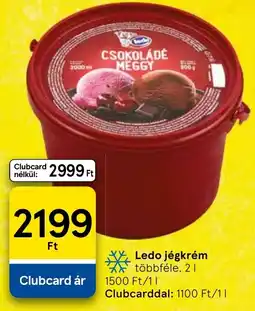 Tesco Ledo jégkrém ajánlat