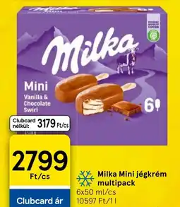 Tesco Milka Mini jégkrém multipack ajánlat