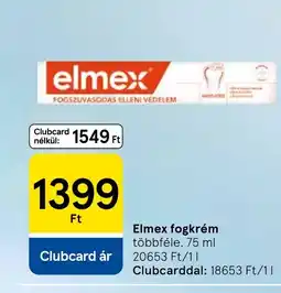 Tesco Elmex fogkrém ajánlat