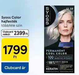 Tesco Syoss Color hajfesték ajánlat