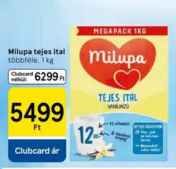 Tesco Milupa tejes ital ajánlat