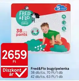 Tesco Fred&Flo bugyipelenka ajánlat