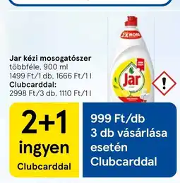 Tesco Jar kézi mosogatószer ajánlat