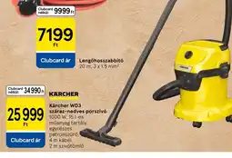 Tesco Kärcher WD3 száraz-nedves porszívó ajánlat