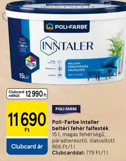 Tesco Poli-Farbe Inntaler beltéri fehér falfesték ajánlat