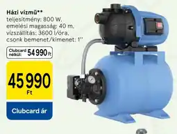 Tesco Házi vízmű ajánlat