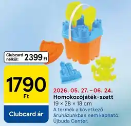 Tesco Homokozójáték-szett ajánlat