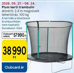 Tesco Plum kerti trambulin ajánlat
