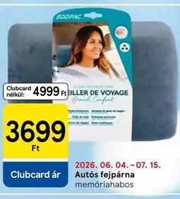 Tesco Sodifac Autós fejpárna ajánlat