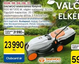 Tesco Daewoo elektromos fűnyíró ajánlat