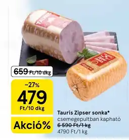 Tesco Tauris Zipser sonka ajánlat