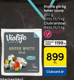Tesco Violife görög fehér tömb ajánlat