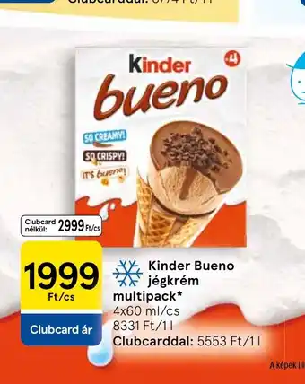 Kinder Bueno jégkrém multipack
