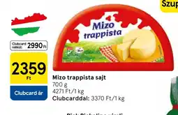Tesco Mizo trappista sajt ajánlat