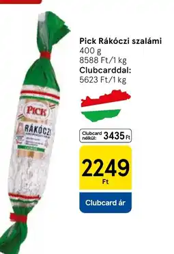 Tesco Pick Rákóczi szalámi ajánlat