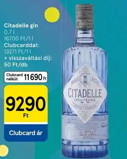Tesco Citadelle gin ajánlat