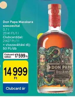 Tesco Don Papa Masskara szeszesital ajánlat