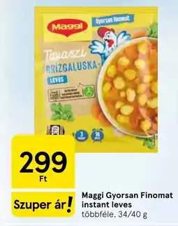 Tesco Maggi Gyorsan Finomat instant leves ajánlat
