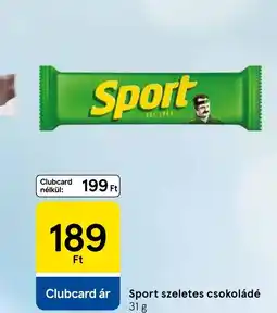 Tesco Sport szeletes csokoládé ajánlat
