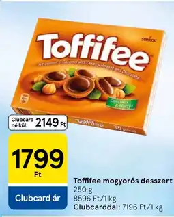 Tesco Toffifee mogyorós desszert ajánlat
