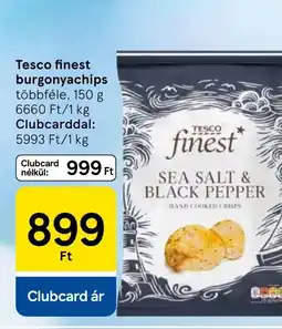 Tesco Tesco finest burgonyachips ajánlat