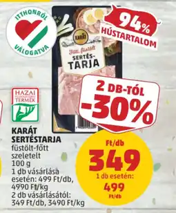 PENNY Karát sertéstarja ajánlat