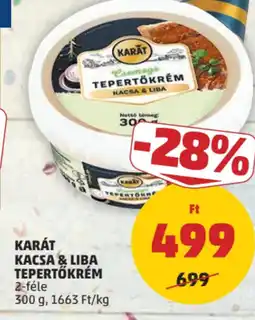 PENNY Karát Kacsa & Liba tepertőkrém ajánlat