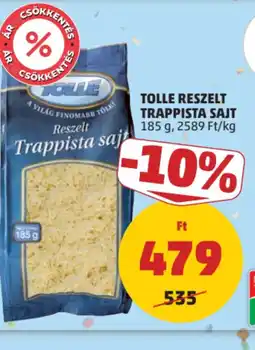 PENNY Tolle reszelt Trappista sajt ajánlat