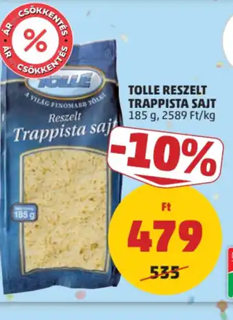 PENNY Tolle reszelt Trappista sajt ajánlat
