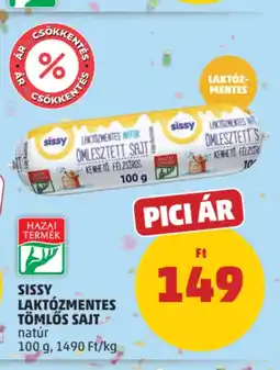 PENNY Sissy laktózmentes tömlős sajt ajánlat