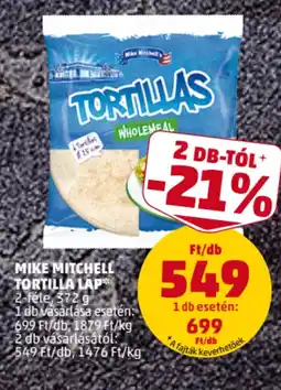 PENNY Mike Mitchell Tortilla lap ajánlat