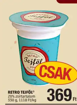 PENNY Retro Tejföl ajánlat